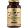 Solgar Vitamin D3 (Cholecalciferol) 25mcg (1000 IE) 250 Weichkapseln