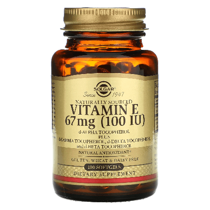 Solgar Vitamin E 67 mg (100 IE) 100 Weichkapseln