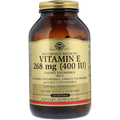 Solgar Vitaminë E 268 mg (400 IU) 250 Kapsula të Buta