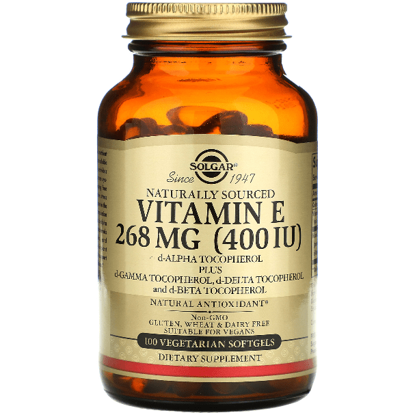 Solgar Vitamin E 268 mg (400 IE) 100 vegetarische Softgels