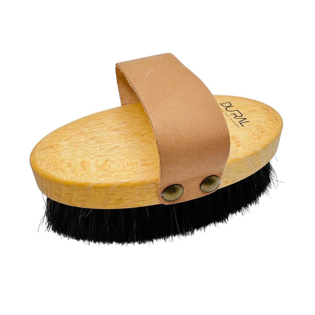Dural Fine Bronze Wire Horse Hair Oiled Beech Wood Body Ionic Massage Brush