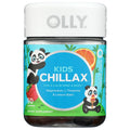 OLLY Kids Chillax Supplement Gummies – Sunny Sherbet Flavor (50 Count)