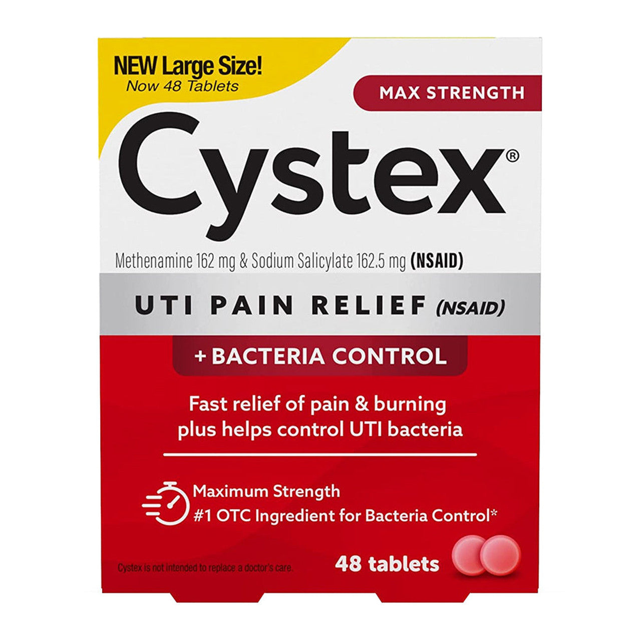 Cystex Tabletten zur Linderung von Harnwegsschmerzen, maximale Stärke