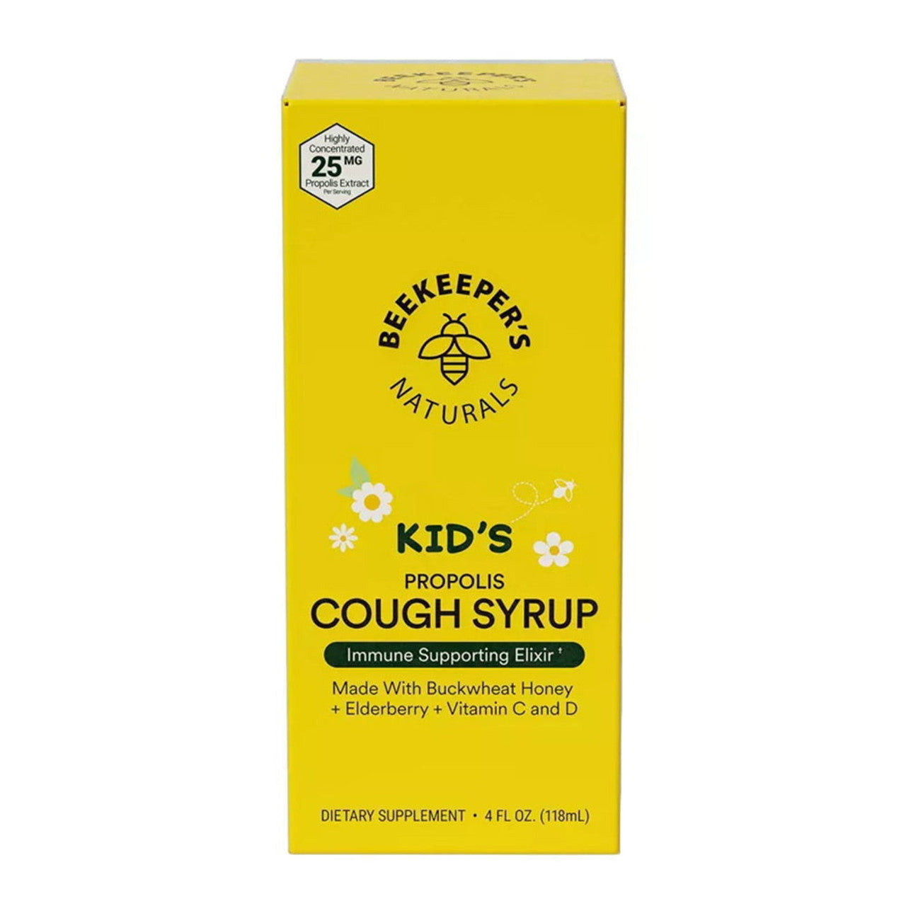 Beekeeper's Naturals Hustensirup für Kinder am Tag mit Propolis - 118 ml