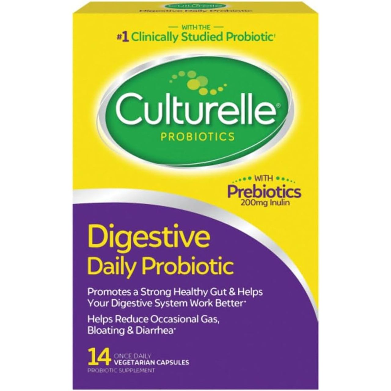 Culturelle Verdauungsgesundheit Tägliche Probiotikum-Kapseln