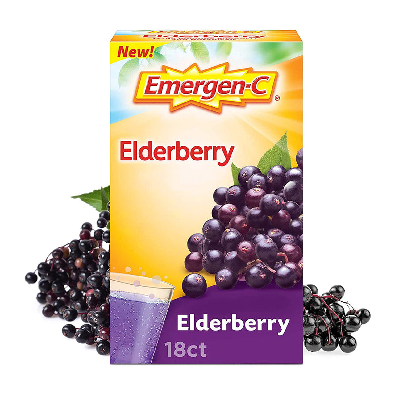 Emergen-C Brausegetränk-Mix Immununterstützung Holunderbeere