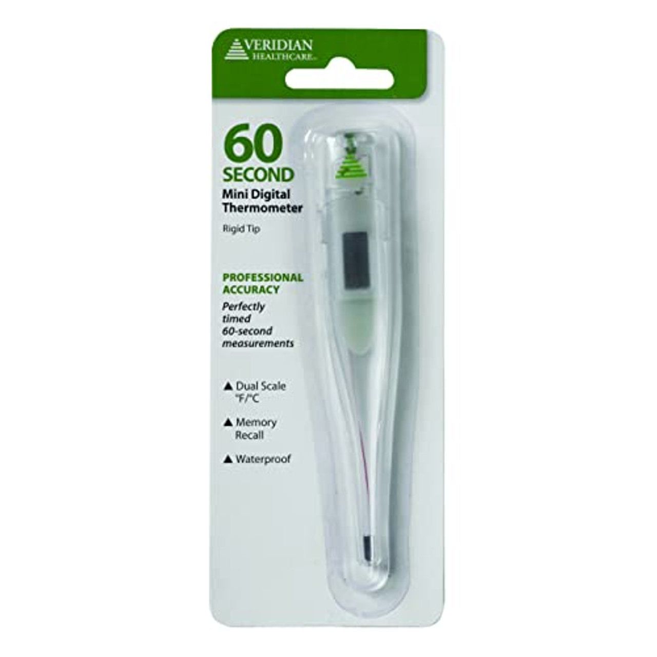 Veridian Healthcare 60-Sekunden Mini-Digitalthermometer