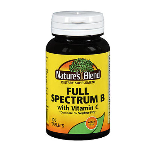 Nature's Blend Vollspektrum B mit Vitamin C Tabletten 100