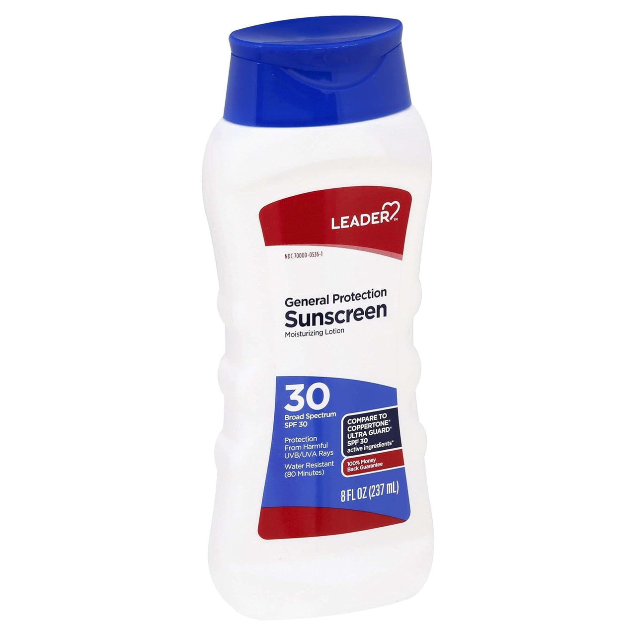 Leader Sonnencreme LSF 30 | Breitspektrum UVA/UVB Schutz | Wasserfest | 237 ml