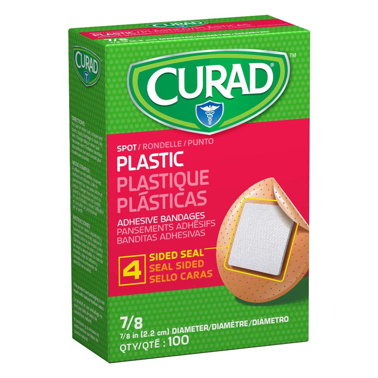 Curad Heftpflaster rund, 22 mm, 100 Stück