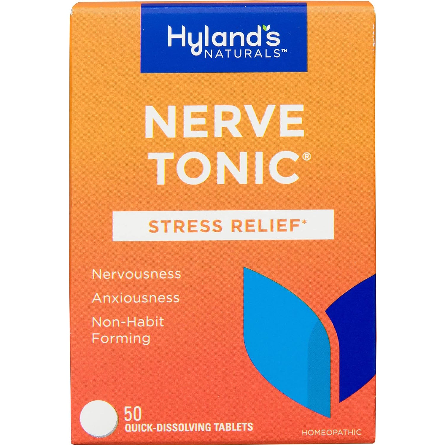 Hyland's Nerve Tonic Stress Relief Tabletten, 1 Stück, 50 Tabletten