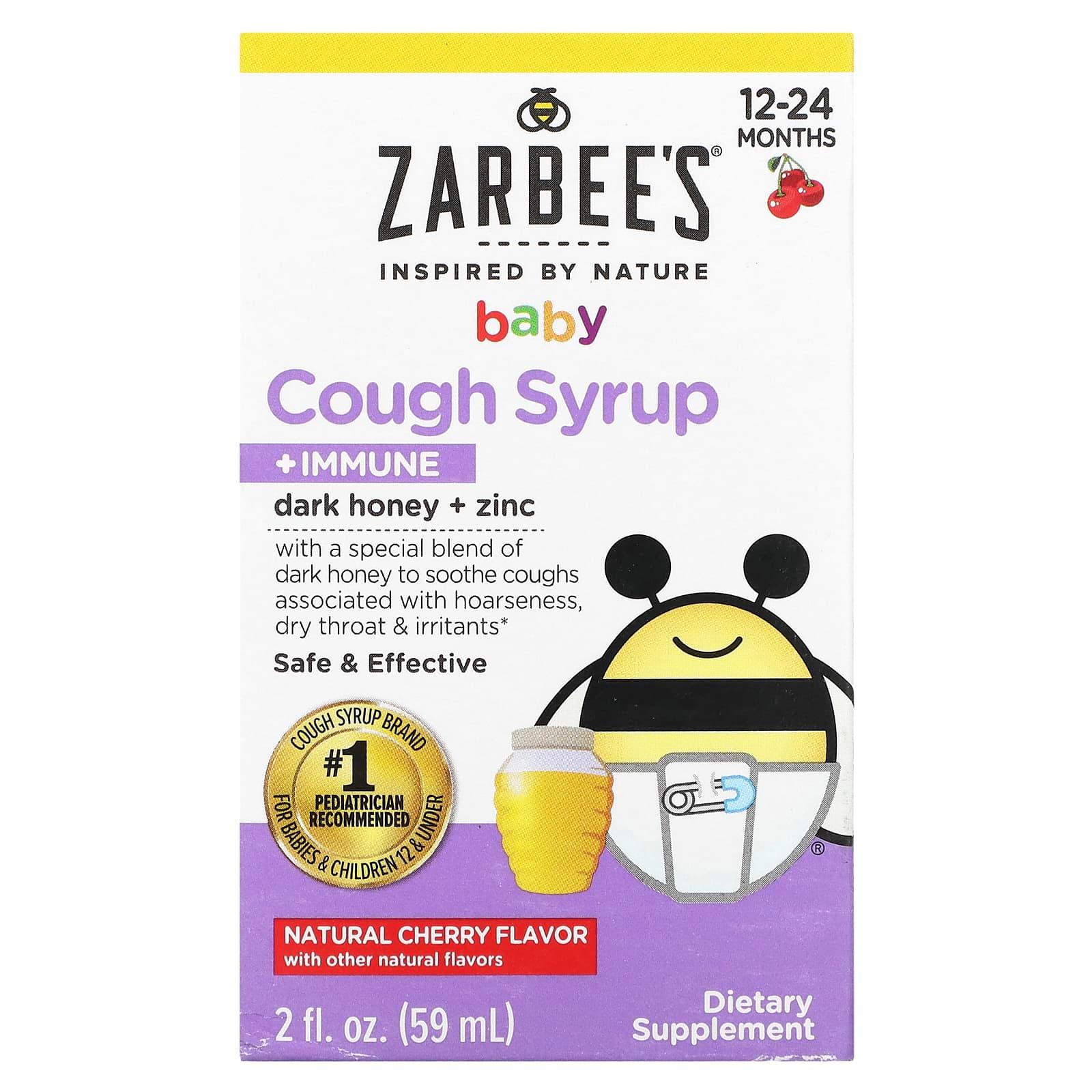 Zarbee's® Baby Hustensaft + Immun – Natürliche Kirsche (59 ml)