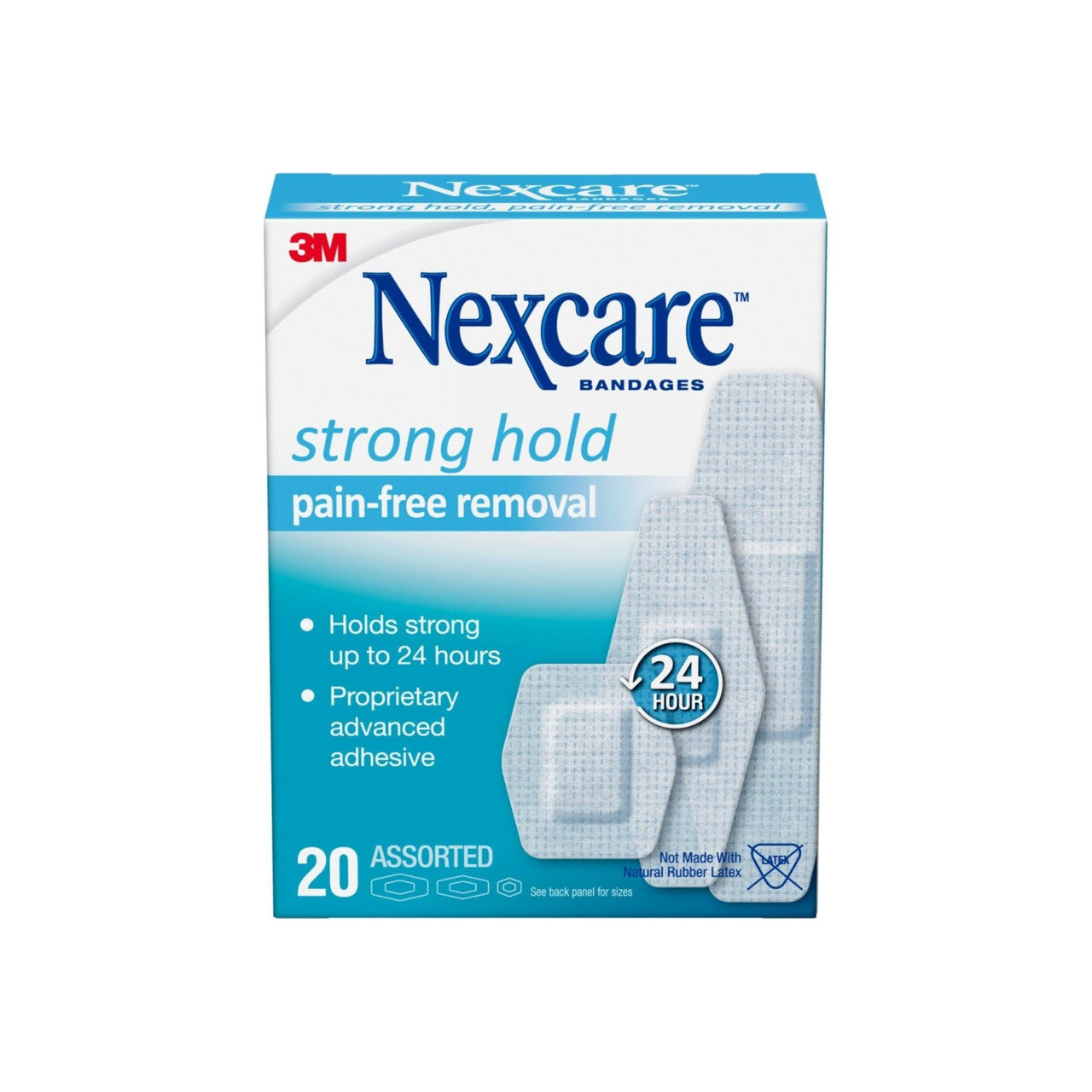 Fashë ngjitëse Nexcare për lëkurë të ndjeshme, e bardhë, e zgjedhur