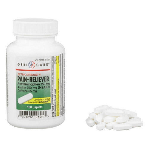Sunmark GeriCare Acetaminophen Ekstra Forcë - Pa Aspirinë