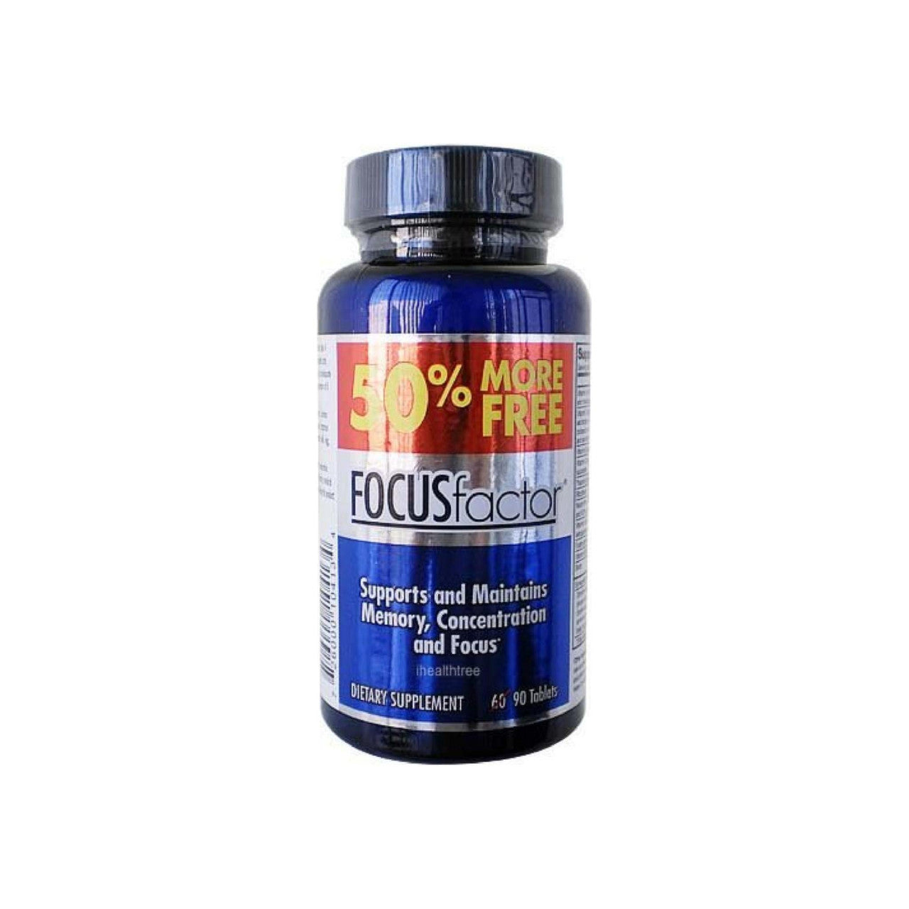 Tableta për Mbështetje të Kujtesës Focus Factor për Trurin