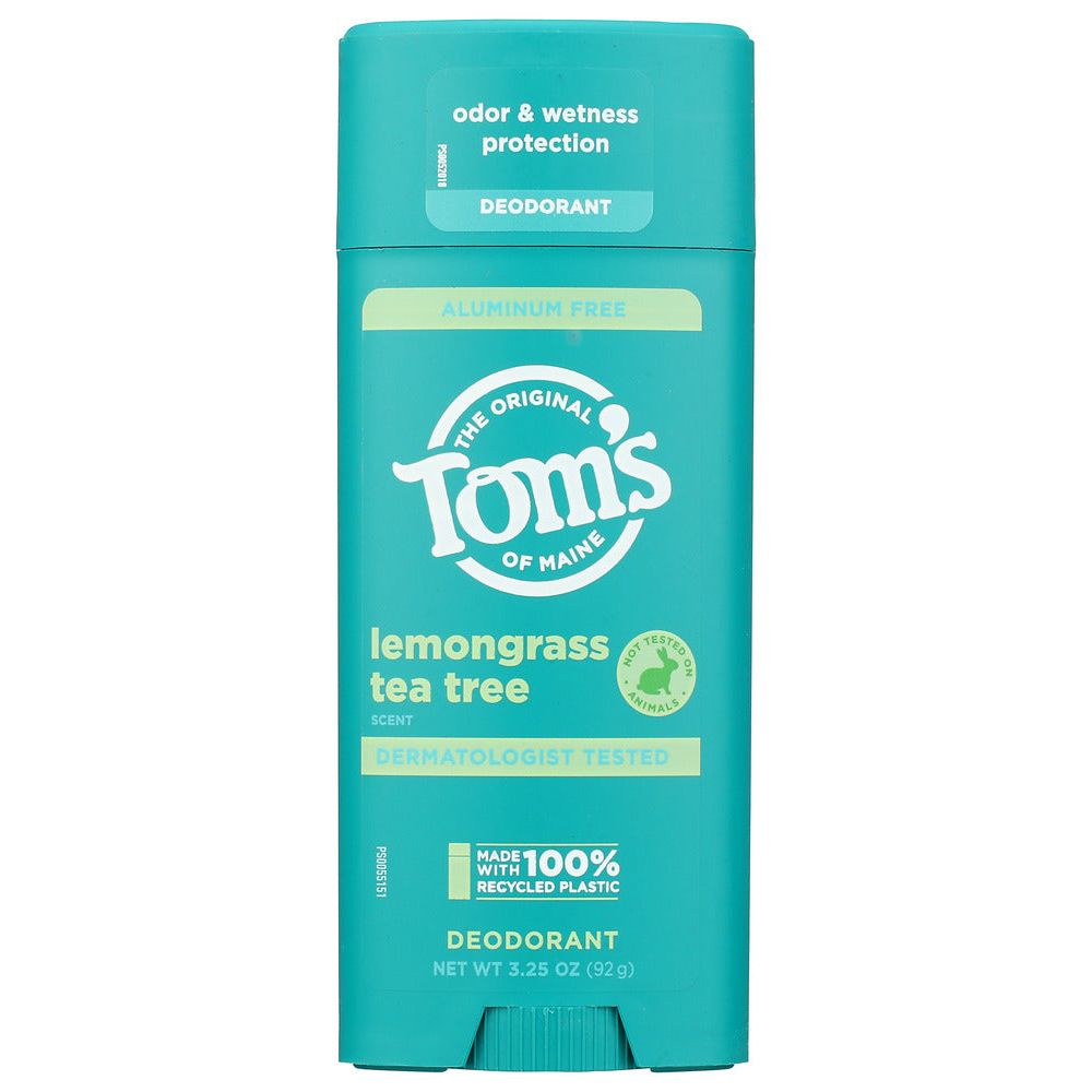 Tom's Deodorant Stick 92g 24h Lemongras