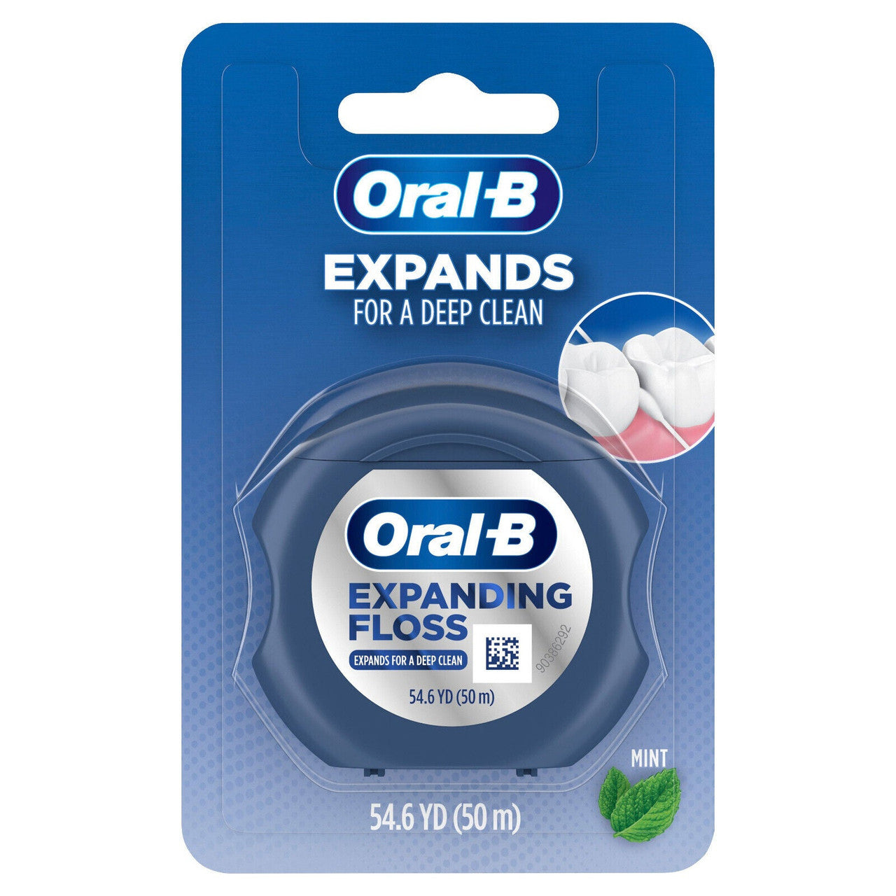 Oral-B Zahnseide Expandable, Dehnt sich für eine Tiefenreinigung, Minze