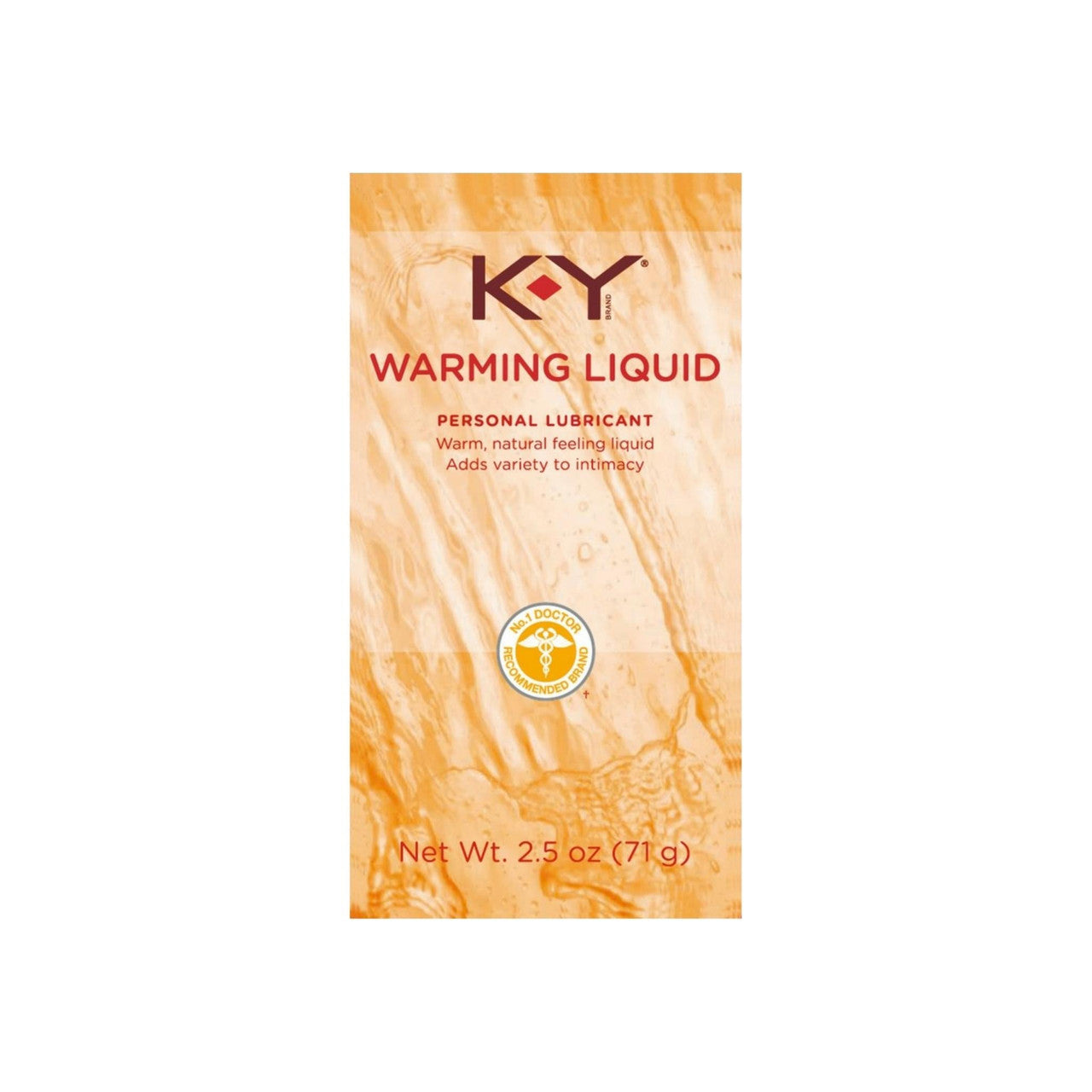 Lubrifikant personal K-Y, sensorial, i lëngshëm, ngrohës 2.5 Oz
