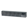 Quantum Storage Systems Kippbehälter QTB306 – 6 Fächer Grau