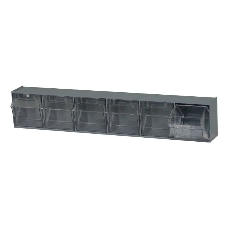 Quantum Storage Systems Kippbehälter QTB306 – 6 Fächer Grau
