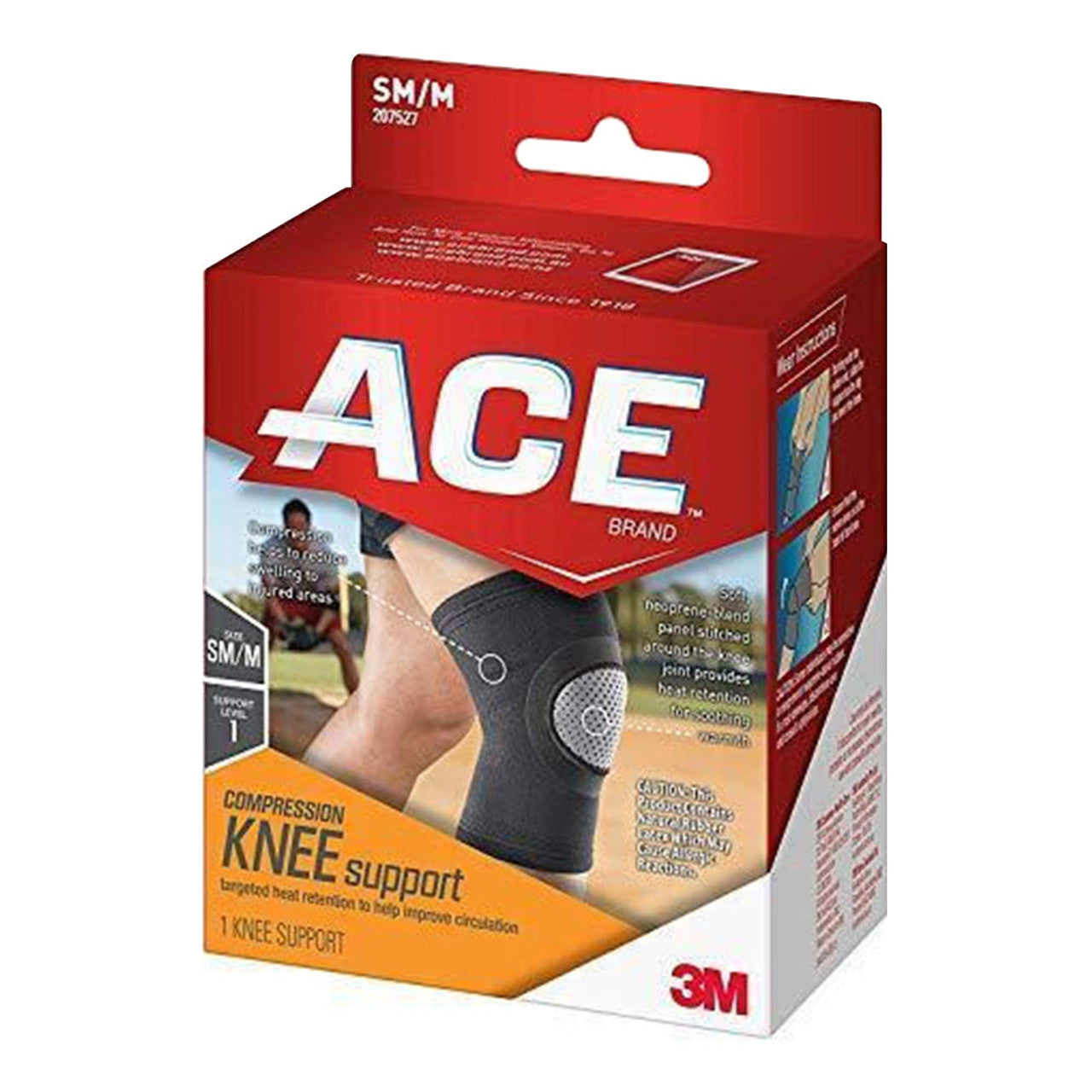 Ace Kompressions-Kniebandage Neopren, Klein/Mittel
