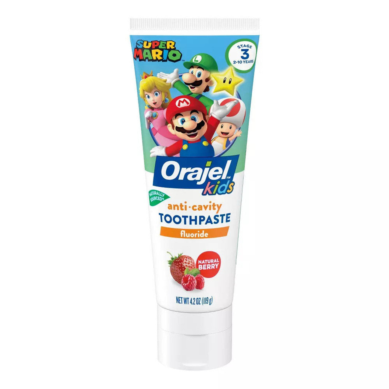 Orajel Kids' Super Mario Fluorid-Zahnpasta – 120g