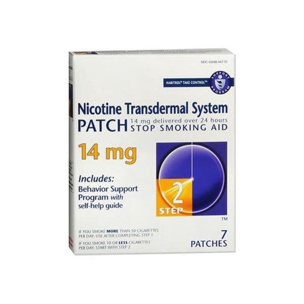 Habitrol Nikotinpflaster, transdermales System, 14 mg, Schritt 2