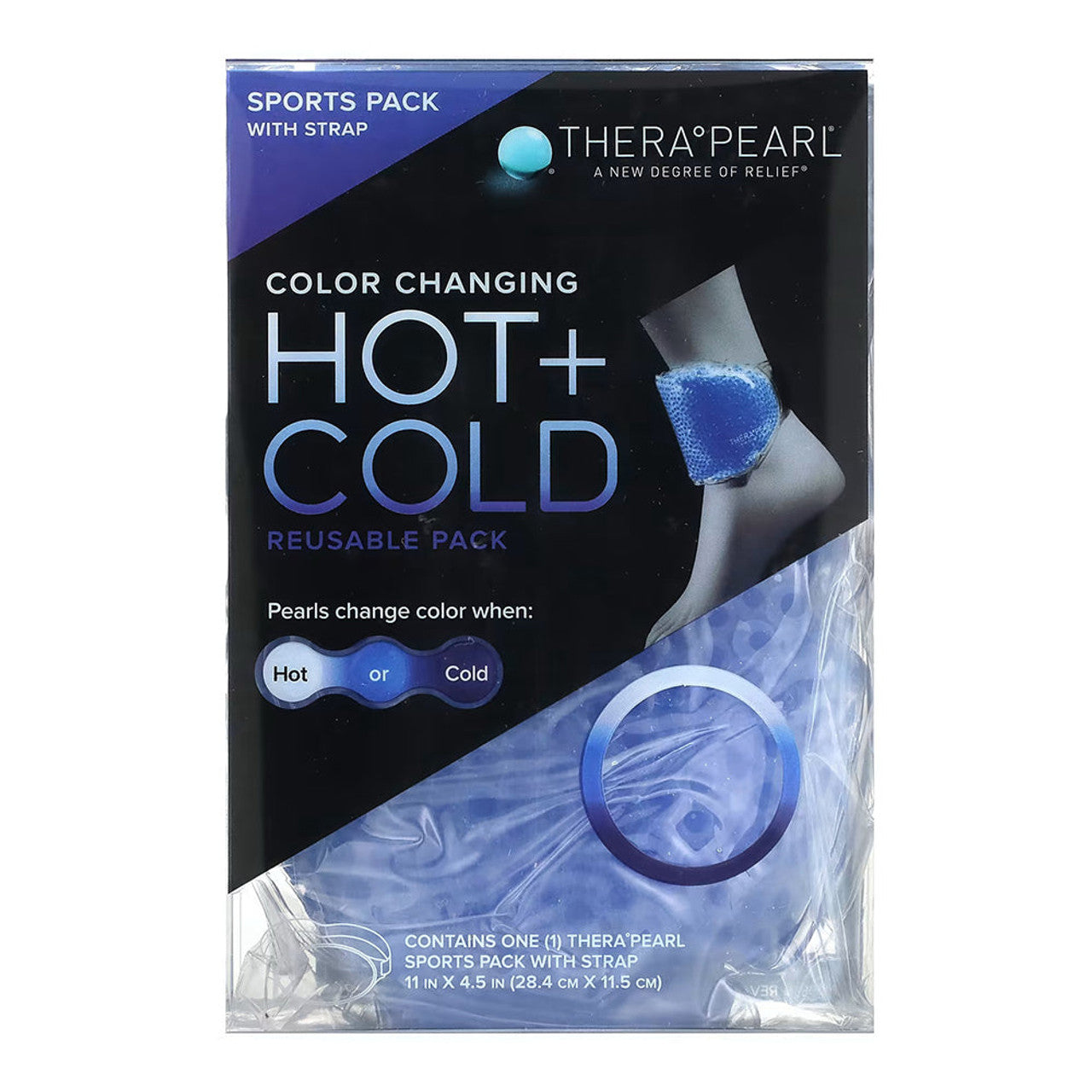 TheraPearl Warm- oder Kalttherapie-Konturpackung mit Gurt