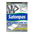 Salonpas Lidocain 4% Schmerzlindernde Gel-Pflaster – 15 Stück – Maximale Stärke zur Betäubung von Rücken-, Nacken- und Gelenkschmerzen