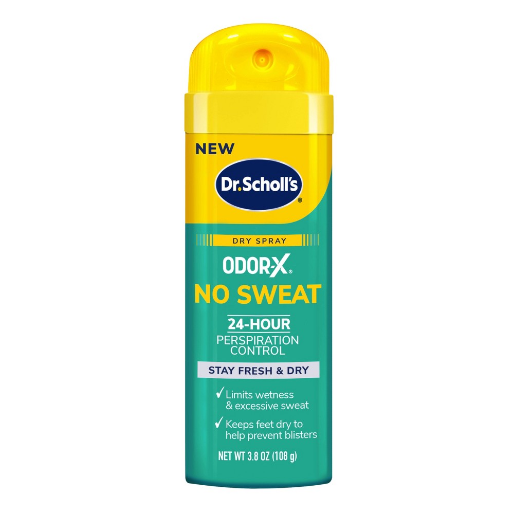 Dr. Scholl's Odor X No Sweat Trockenes Fußspray – 107g