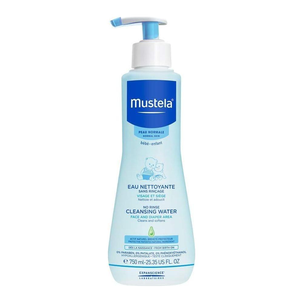 Mustela Reinigendes Babywasser ohne Abspülen, Mizellenwasser, 750 ml