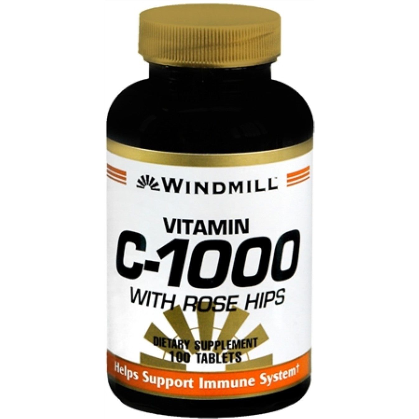Windmill Vitamin C-1000 mit Hagebutten – 100 Tabletten