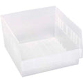 Quantum Storage Systems Kunststoff-Regalbehälter QSB209, nestbar, 28,26 cm B x 29,53 cm T x 15,24 cm H, klar