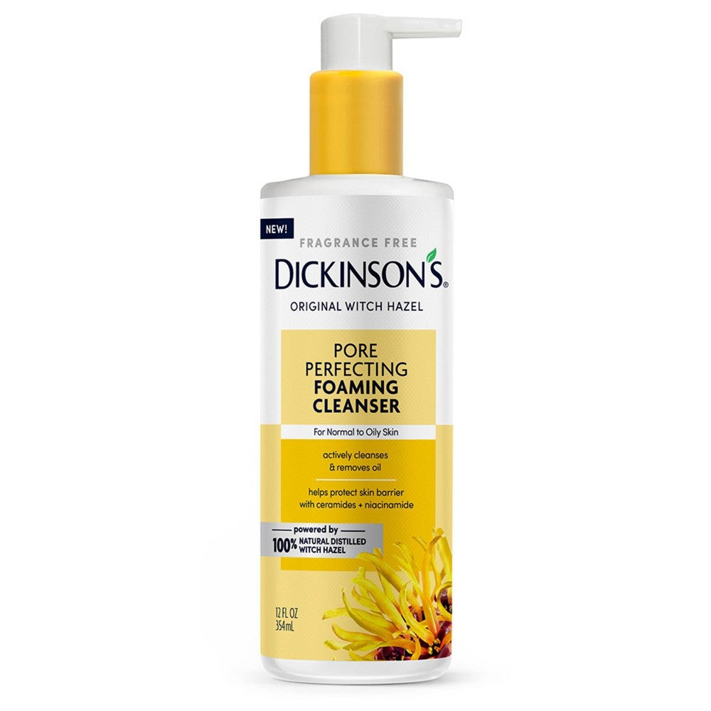 Dickinson's Original Witch Hazel Porenverfeinernder Schäumender täglicher Gesichtsreiniger - 12 fl Oz