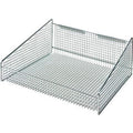 Quantum Storage Systems 11 7/8" X 18" Chrome Partition Wall Hanging Basket 1017HBC