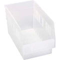 Quantum Storage Systems Kunststoff-Stapelbehälter QSB202 16,8 cm B x 29,5 cm T x 15,2 cm H Transparent