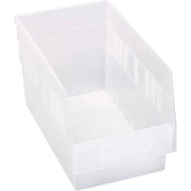 Quantum Storage Systems Kunststoff-Stapelbehälter QSB202 16,8 cm B x 29,5 cm T x 15,2 cm H Transparent
