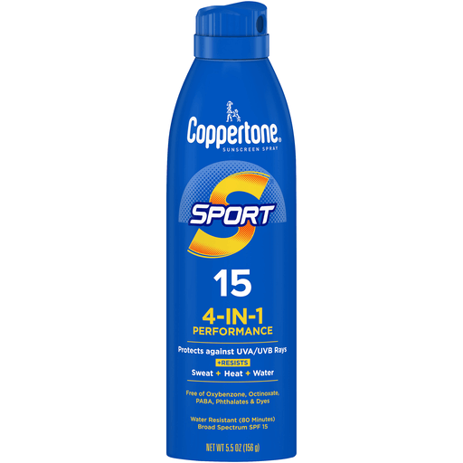 Coppertone Sport Sonnenschutzspray LSF 15 – 163 ml