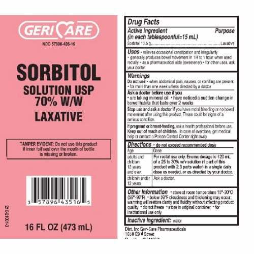 GeriCare™ Abführmittel Sorbitlösung – 473 ml