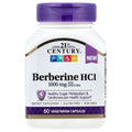 21st Century Berberin HCI, 60 vegetarische Kapseln (500 mg pro Kapsel)