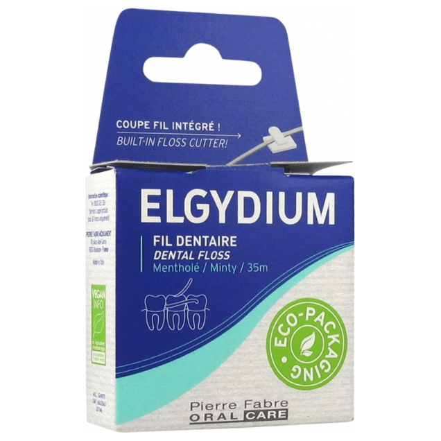 Elgydium Menthol gewachste Zahnseide 35 m