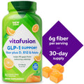 Vitafusion GLP-1 Support Fiber plus vitamina D, B12 dhe folat