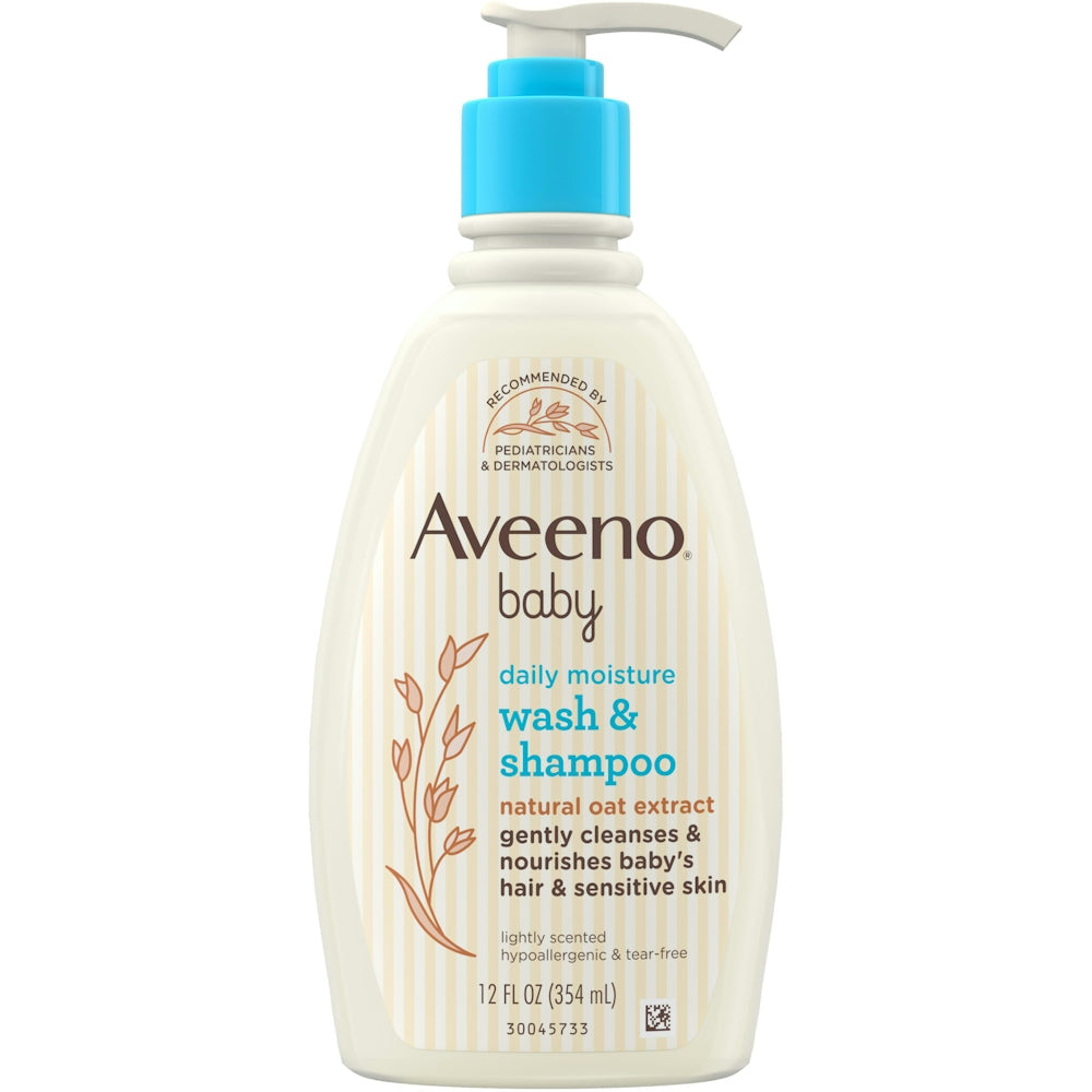 Aveeno Baby Waschgel & Shampoo, leicht parfümiert, 354 ml