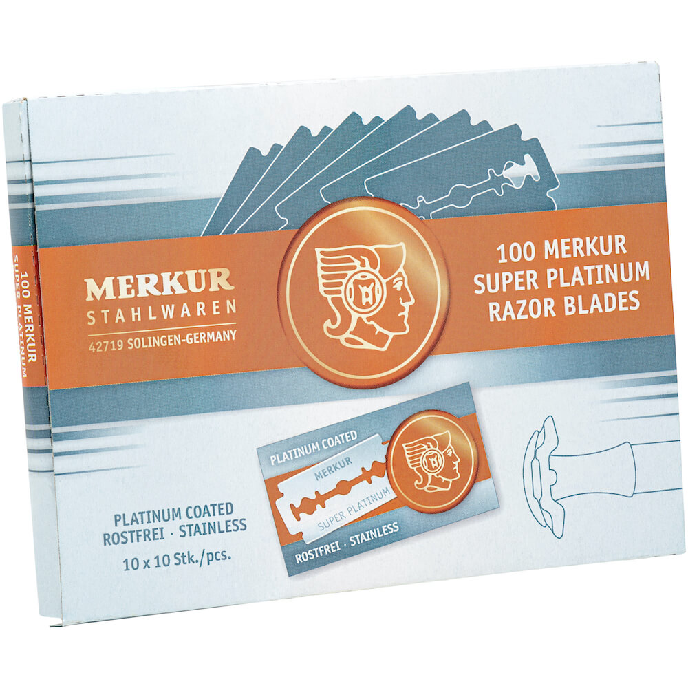 Merkur Super Platinum Rasierklingen - 100 Stück