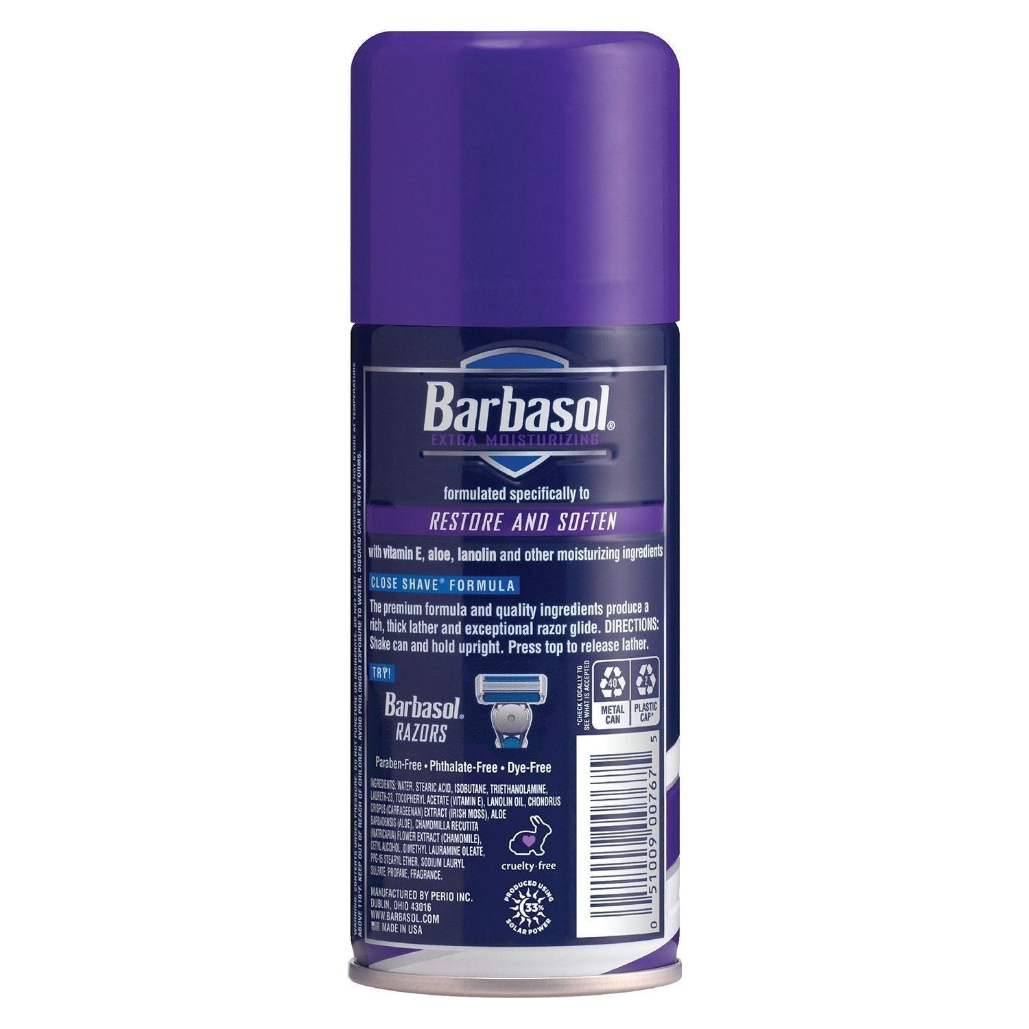 Krem rroje Barbasol i trashë dhe i pasur, ekstra hidratues 7 Oz