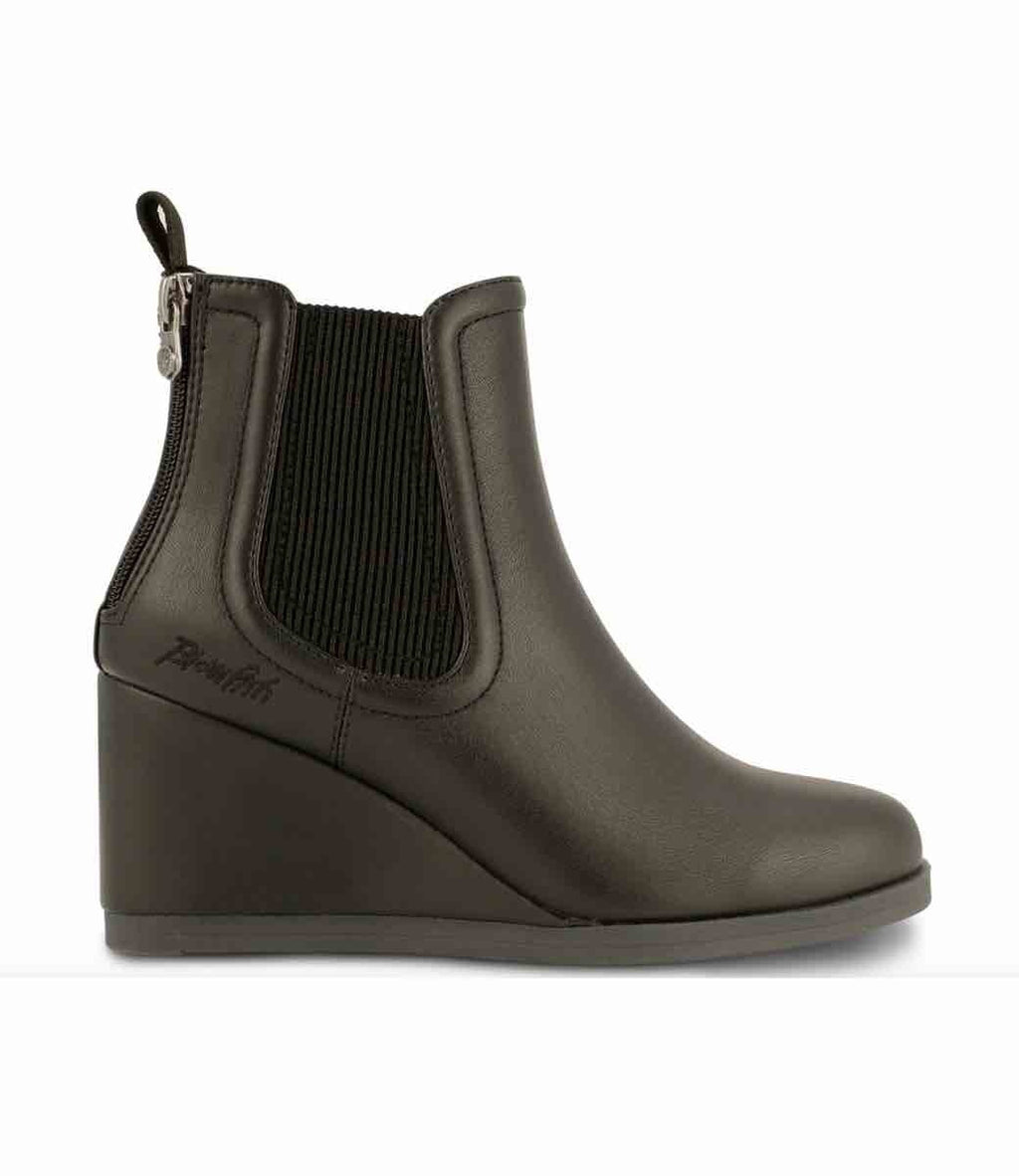 Praline Wedge Boot -Black
