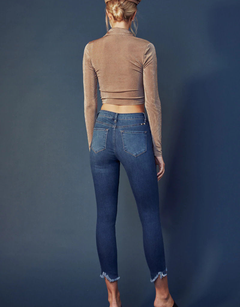 Dayana High Rise Ankle Skinny Jeans- Medium
