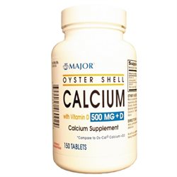 Major Austernschalen-Calcium mit Vitamin D 500 mg + D
