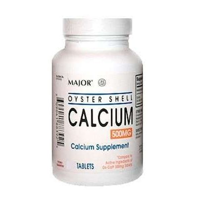 Kalcium i Major Oyster Shell 500 mg me Vitaminë D