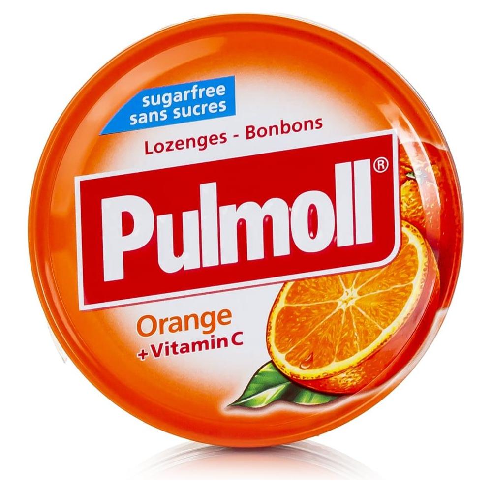 Pulmoll Orange + Vitamin C zuckerfreie Lutschtabletten 45g